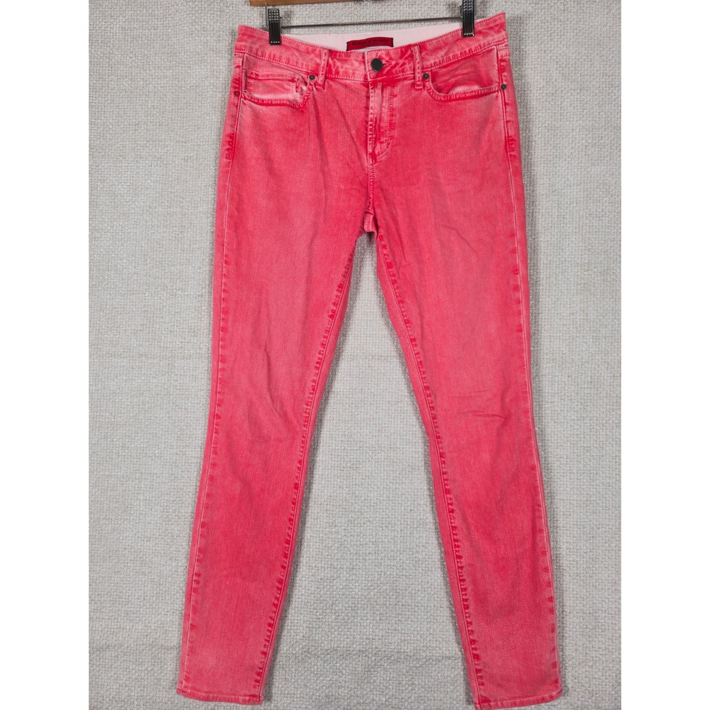 Articles of Society Skinny Jeans‎ Womens 29 Coral Pink Stretch Denim Mid Rise